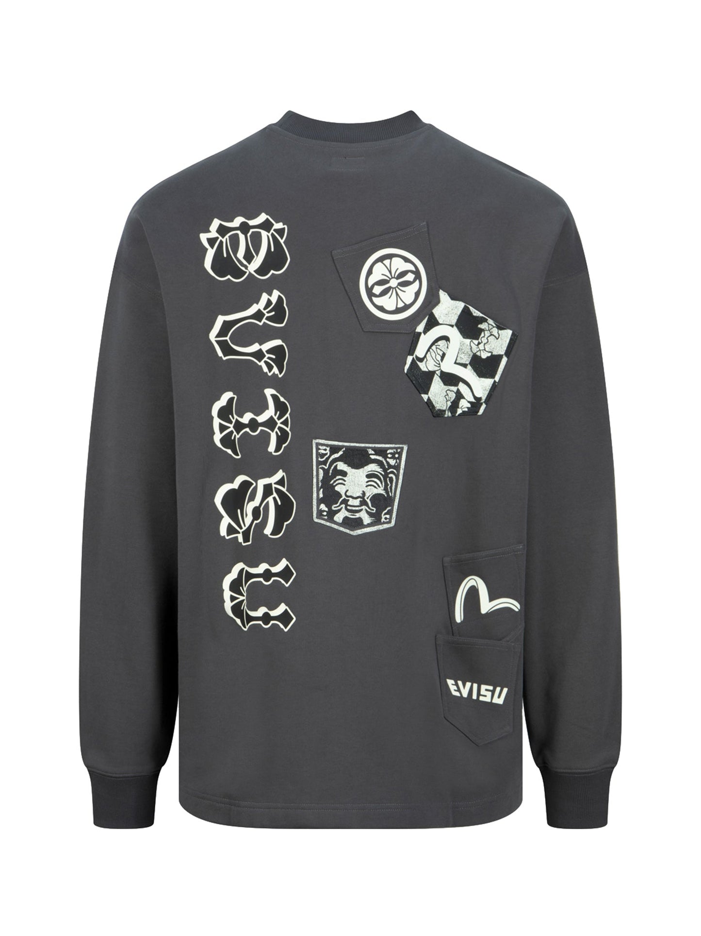 Multi-Pocket Loose Fit Sweatshirt