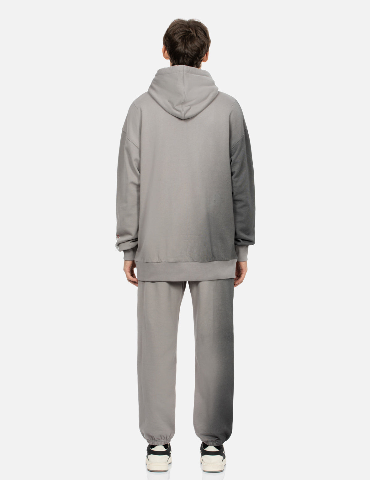 Graffiti Seagull and Slogan print Loose Fit Hoodie