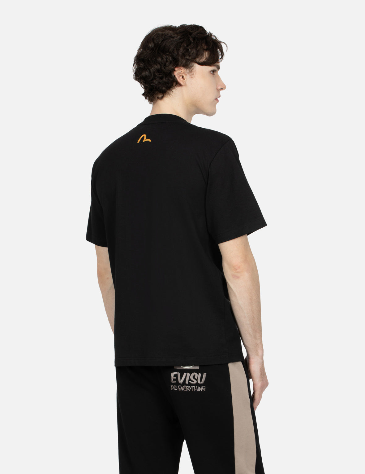 Kumadori Daruma Print Regular Fit T-shirt