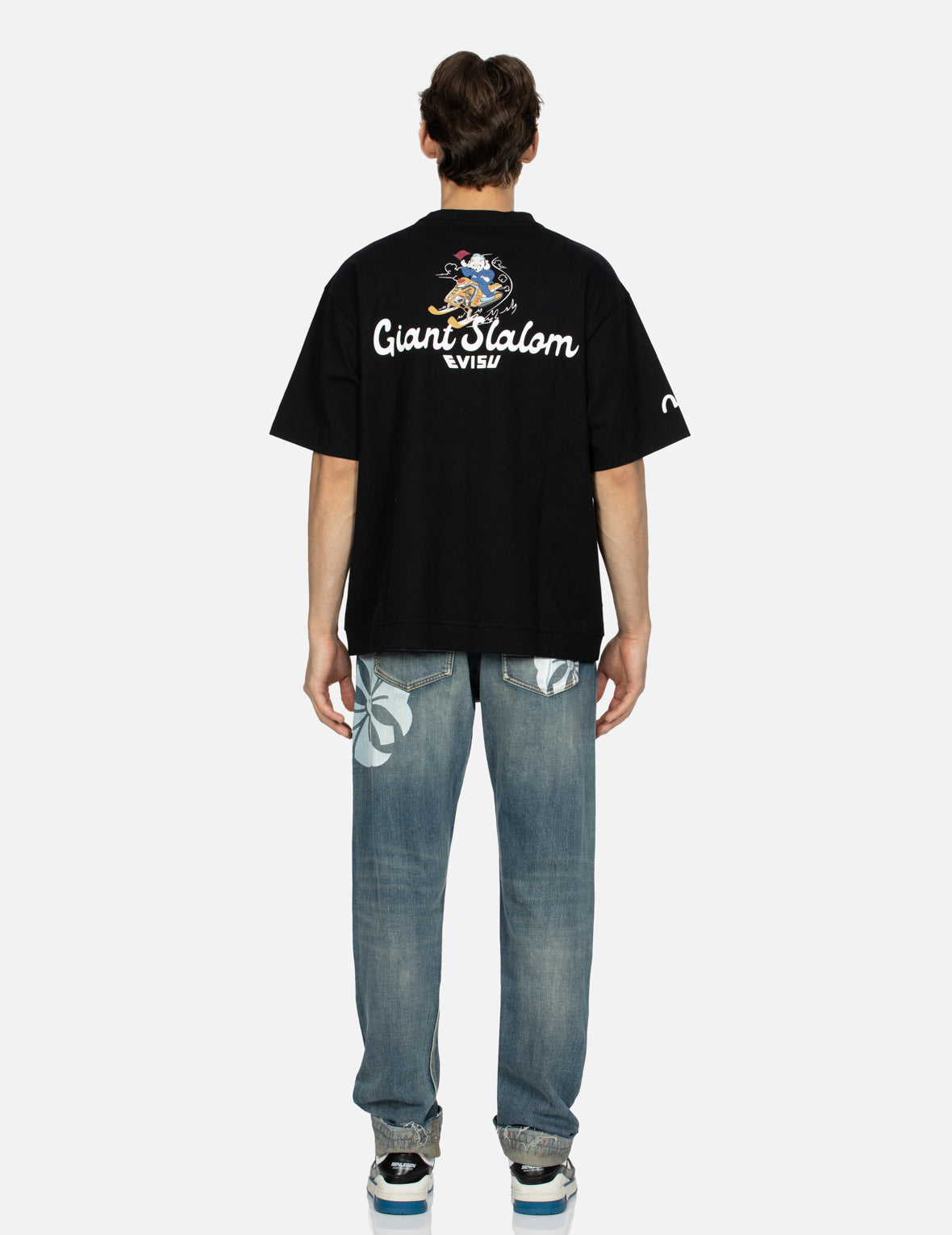 Godhead with Snowmobile Print Relax Fit T-shirt