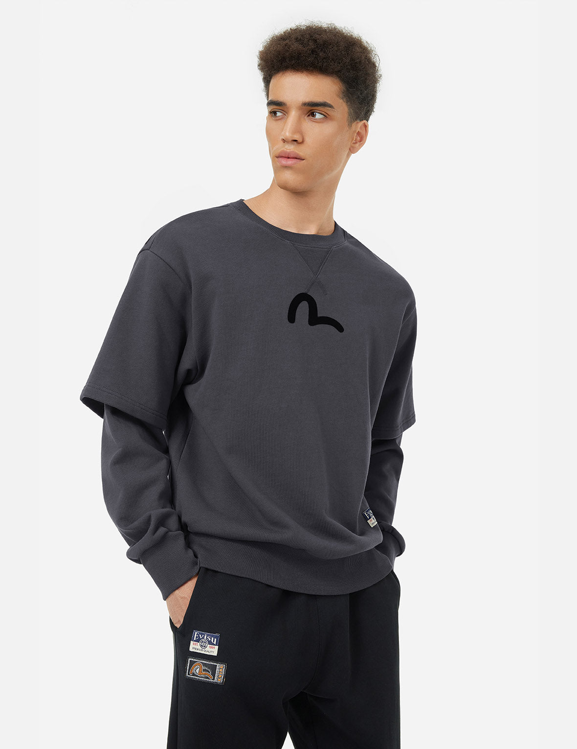 2-in-1 Multi-Print Relax Fit Sweatshirt