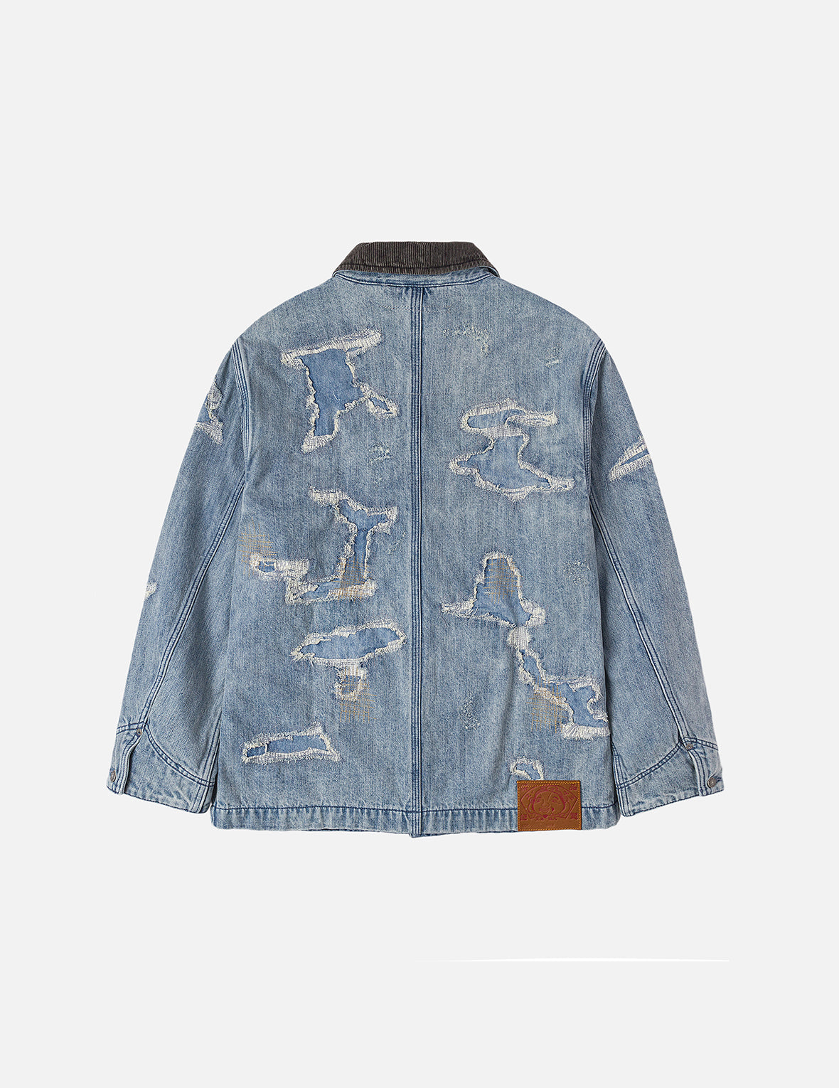 解構復古工裝時尚版型牛仔外套