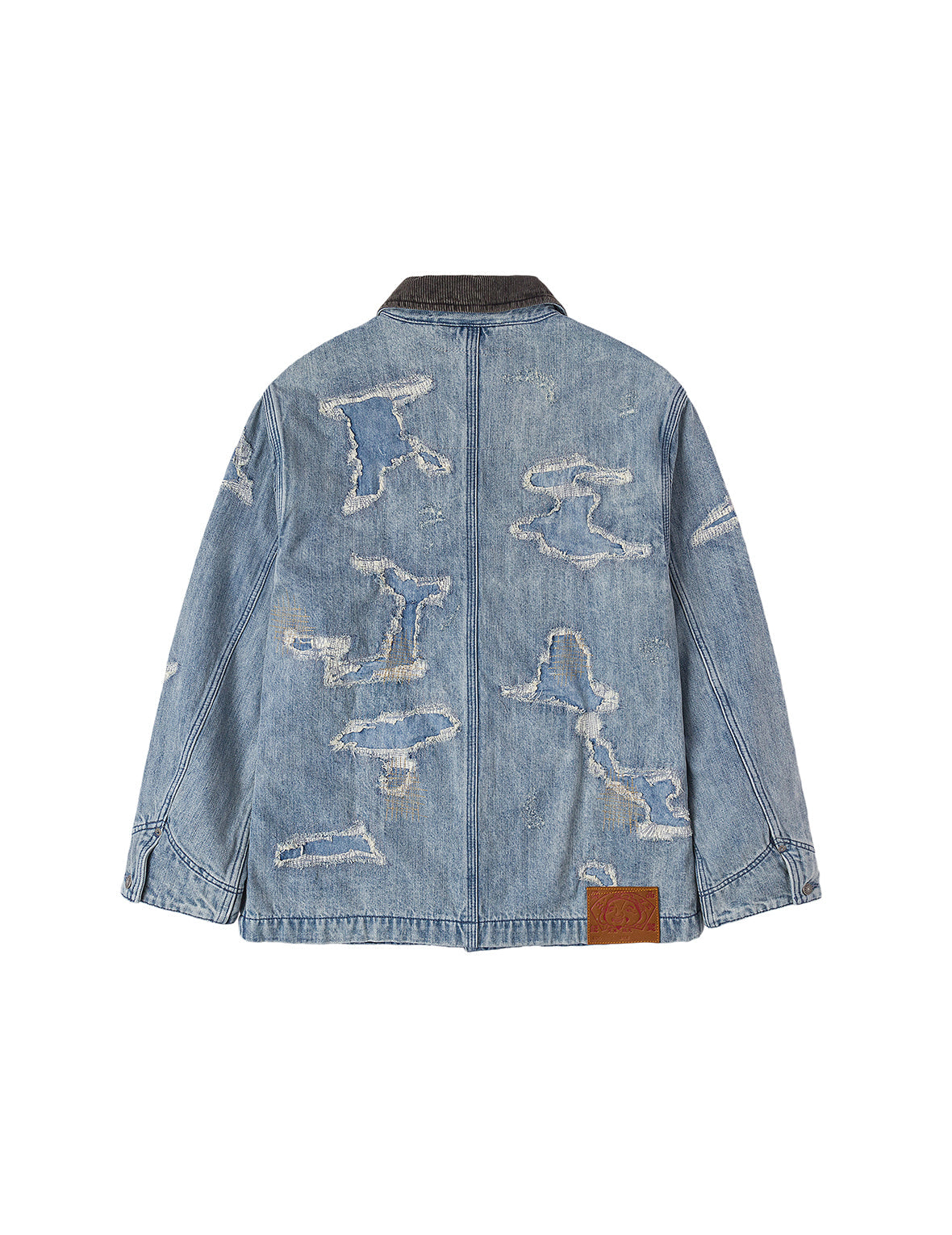 解構復古工裝時尚版型牛仔外套