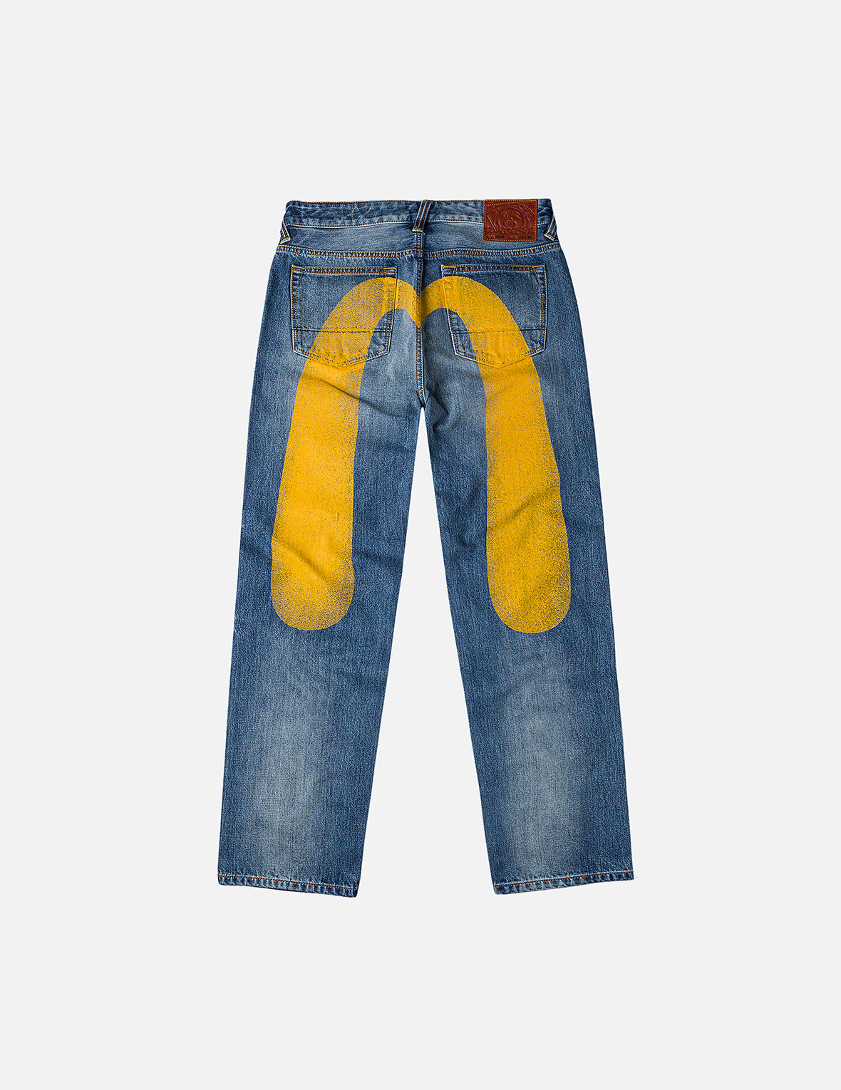 Yellow Daicock Print Regular Fit Jeans #2020 – EVISU