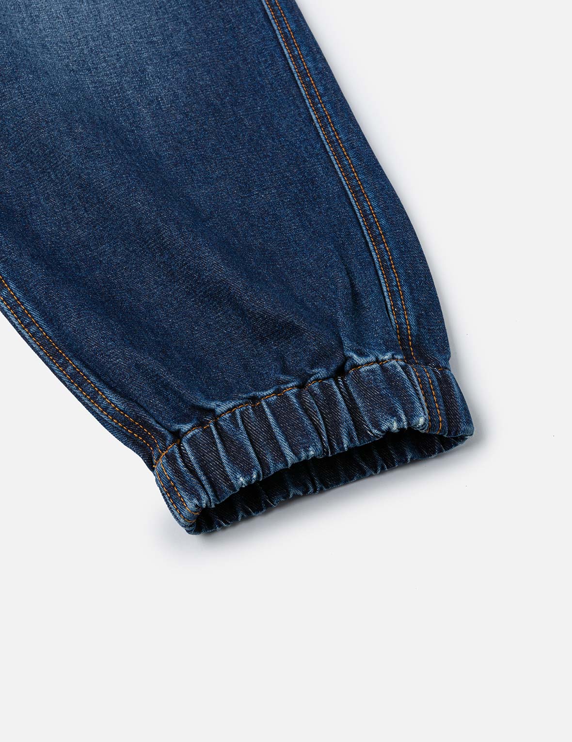 多口袋和海鷗仙鶴印花寬版洗水牛仔束腳褲