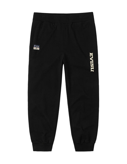 Logo Embroidery and Grateful Crane Daicock Print Regular Fit Sweatpants