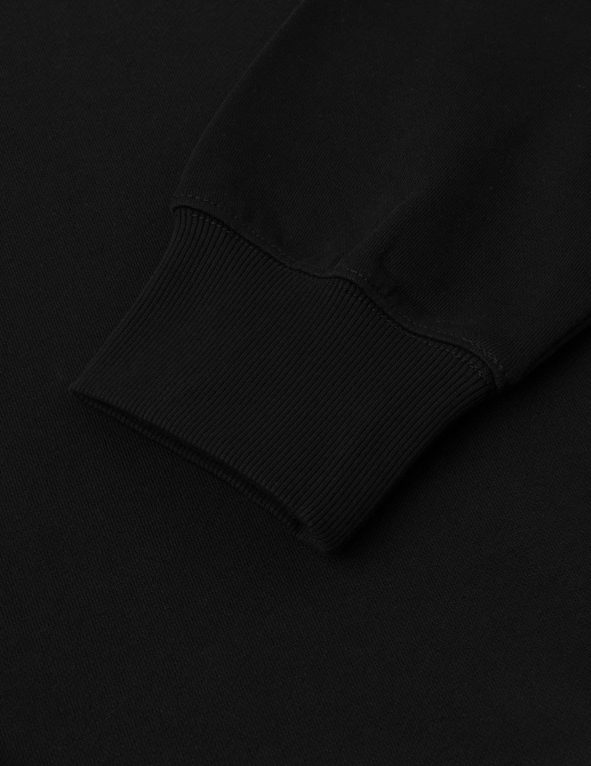 海鷗織錦貼布寬版休閒衛衣