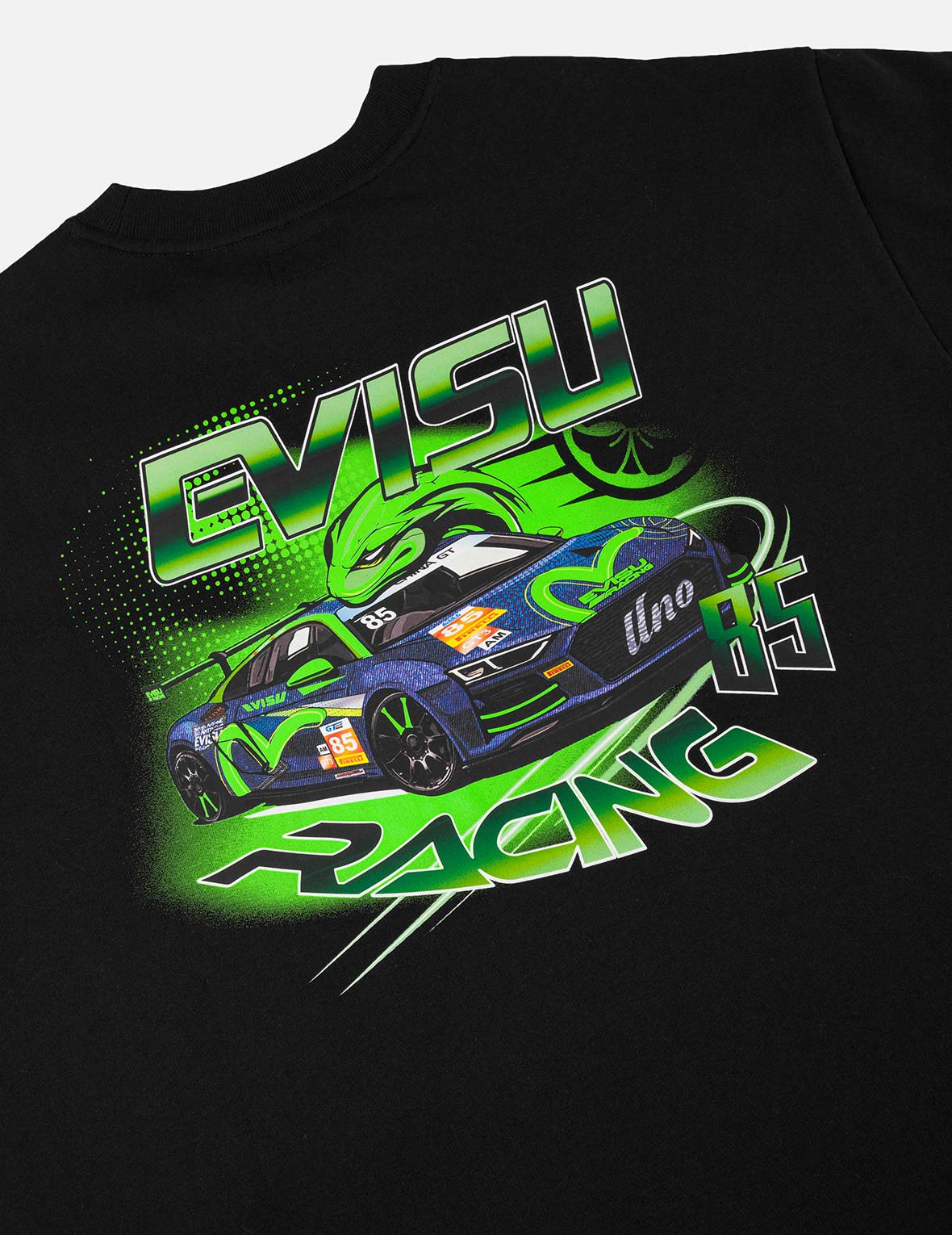 [PRE-ORDER] Trimeresurus Snake Shadow 3.0 Racing Print T-shirt - Black