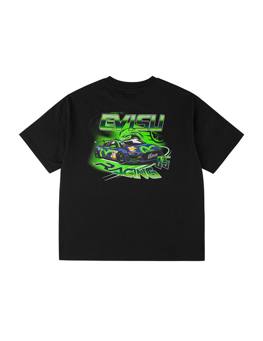 [PRE-ORDER] Trimeresurus Snake Shadow 3.0 Racing Print T-shirt - Black