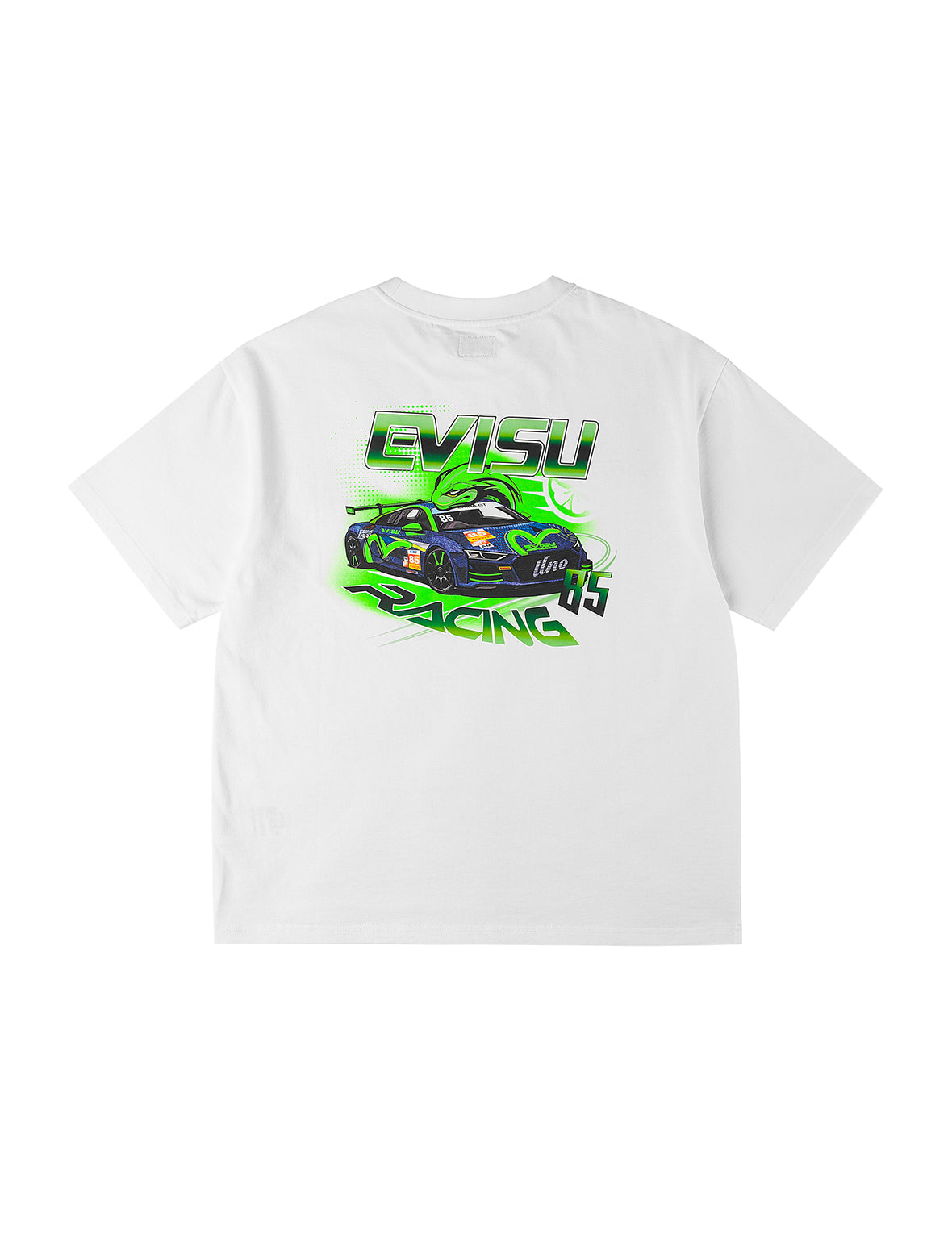 [PRE-ORDER] Trimeresurus Snake Shadow 3.0 Racing Print T-shirt - White