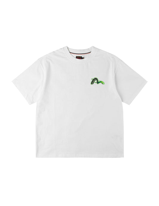 [PRE-ORDER] Trimeresurus Snake Shadow 3.0 Racing Print T-shirt - White