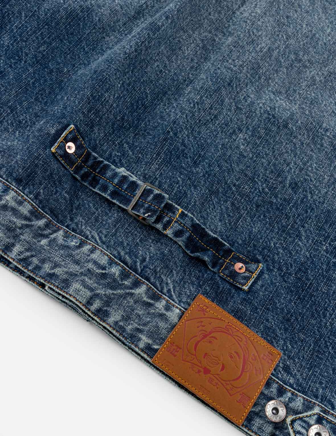 Boro Seagull Patch Pocket Denim Jacket