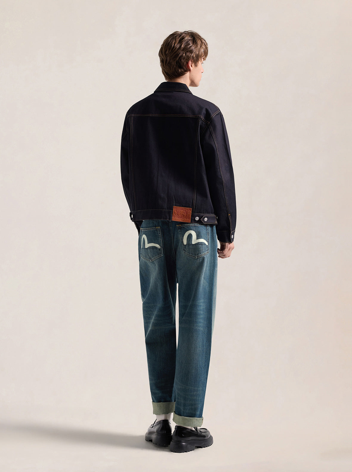 White Seagull Classic Loose Fit Jeans #2038