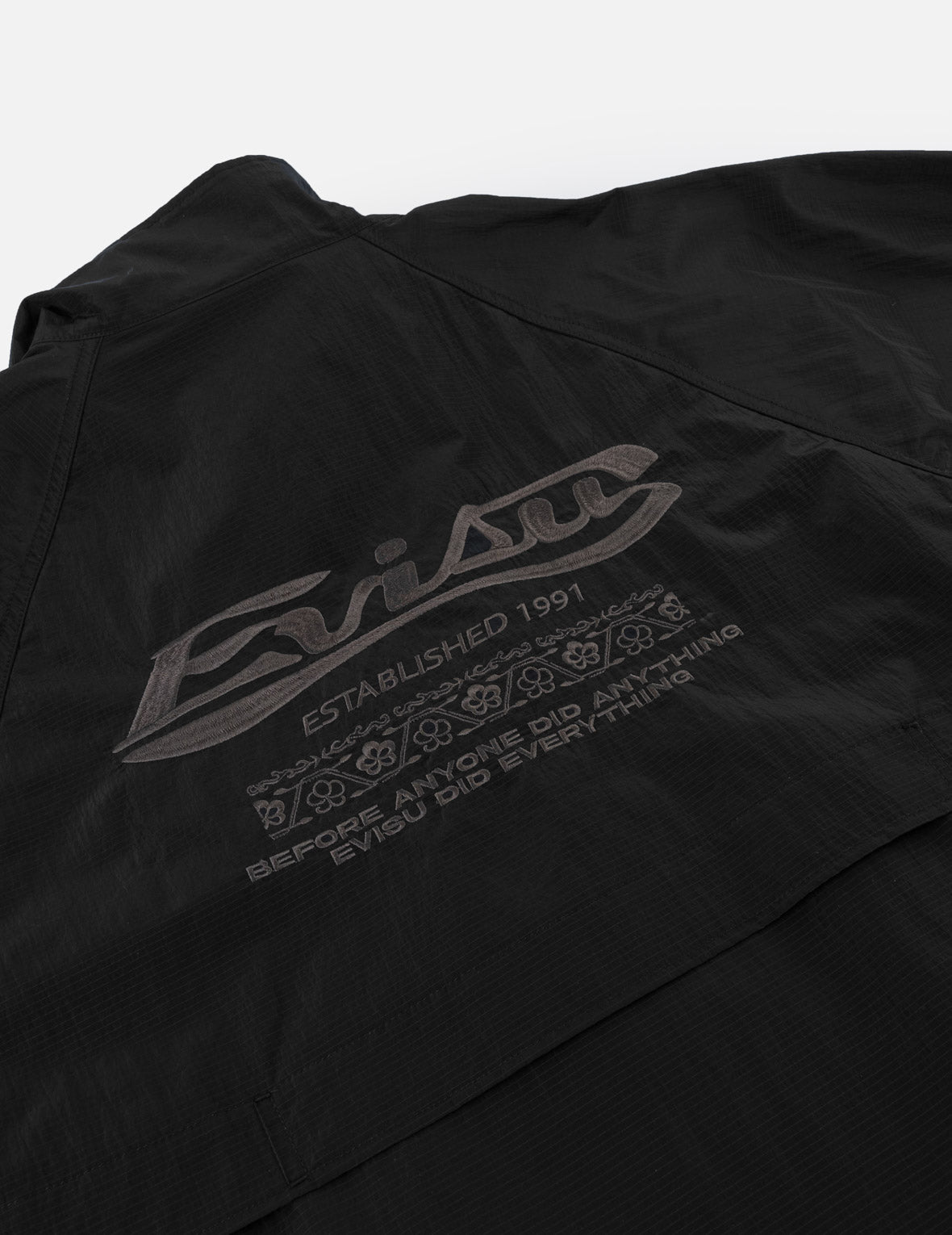 Logo Embroidered Zip-Up Windbreaker
