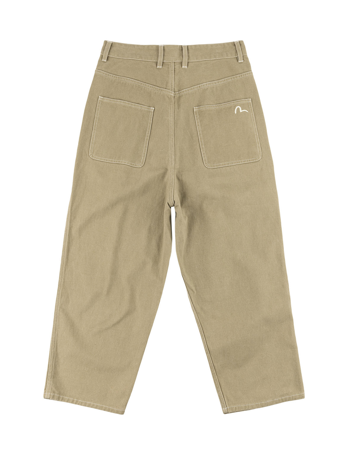 Seagull Embroidered Balloon Woven Pants