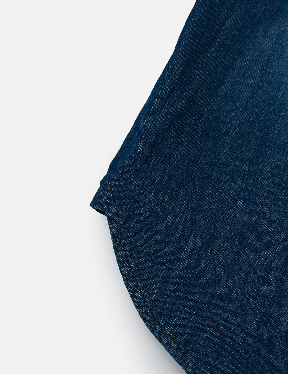 Fabric Blocking Denim Shirt