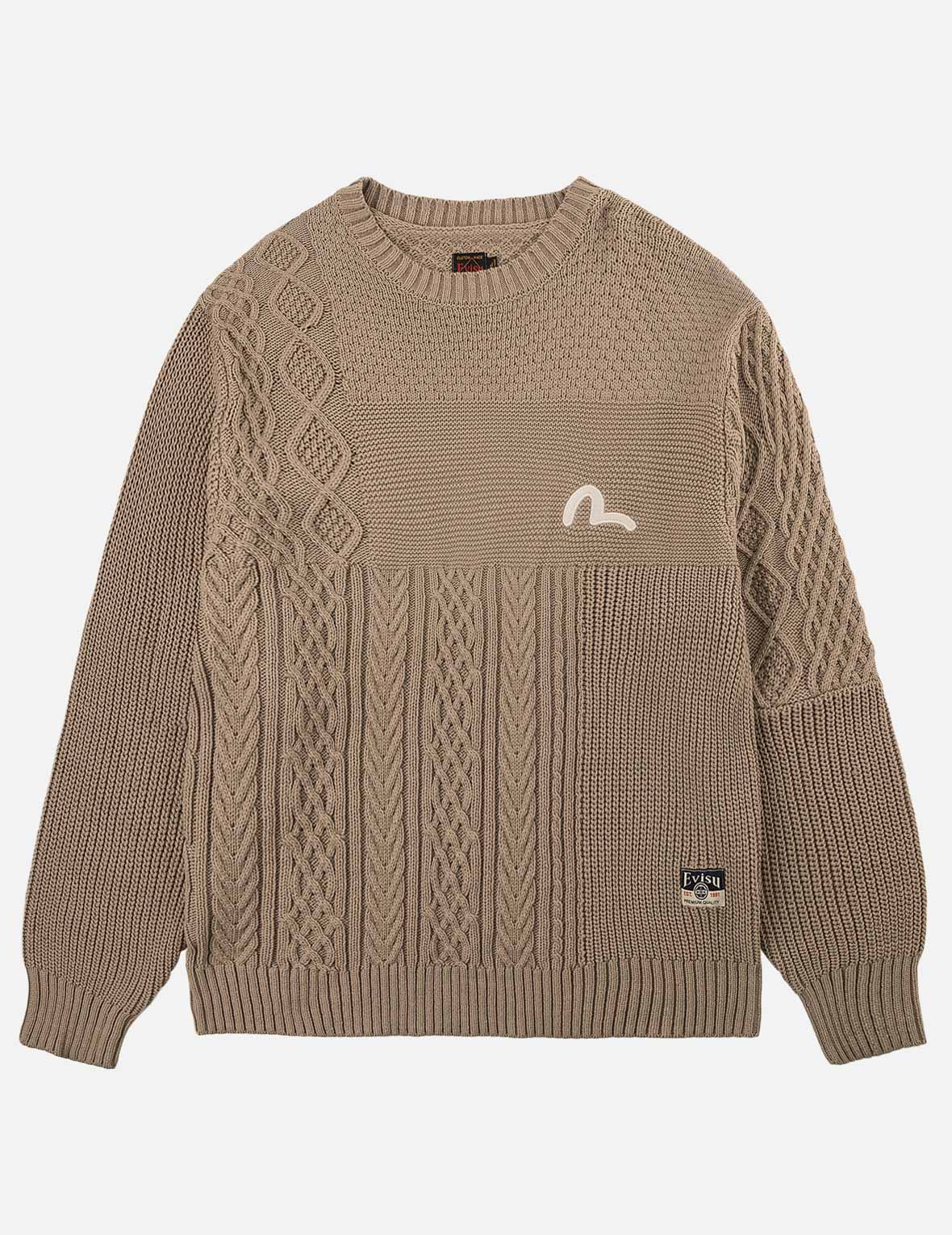 Seagull Cable Knit Pullover