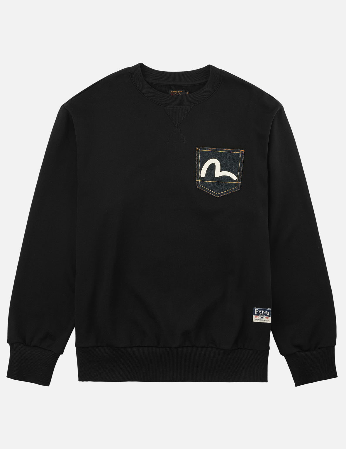 Flying Dragon Embroidered Multi-Pocket Sweatshirt
