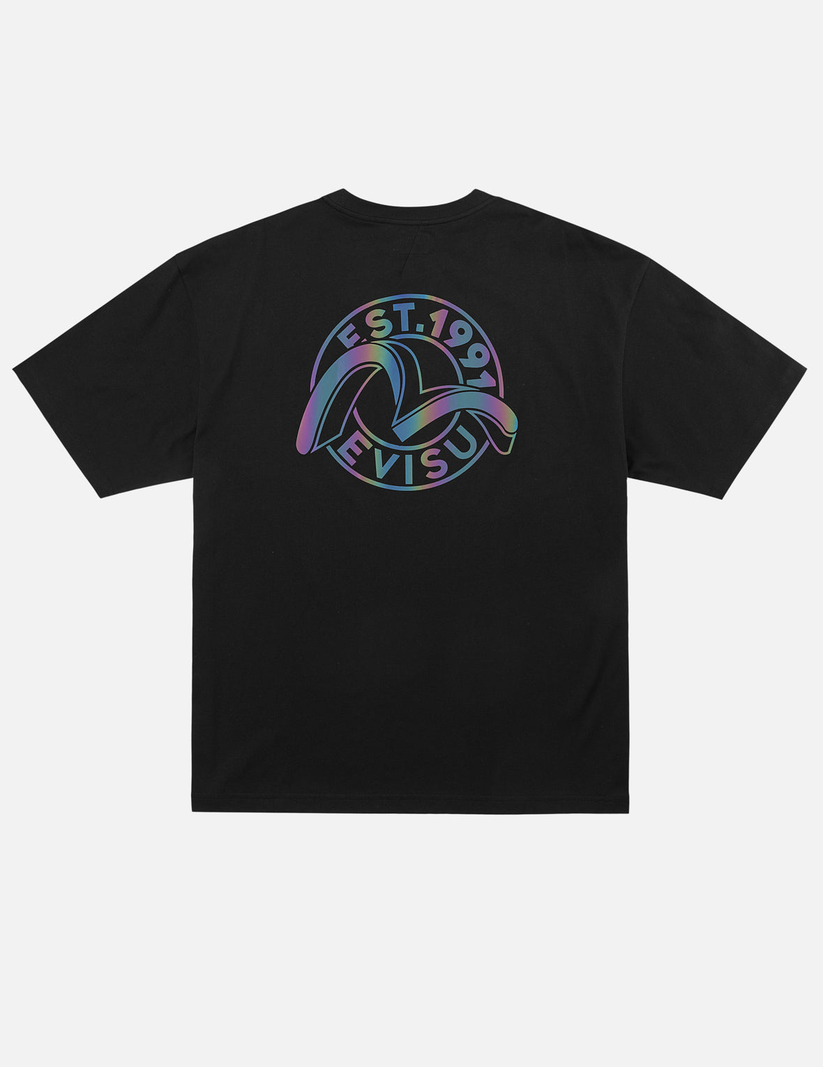 Iridescent Seagull Printed Sport T-Shirt