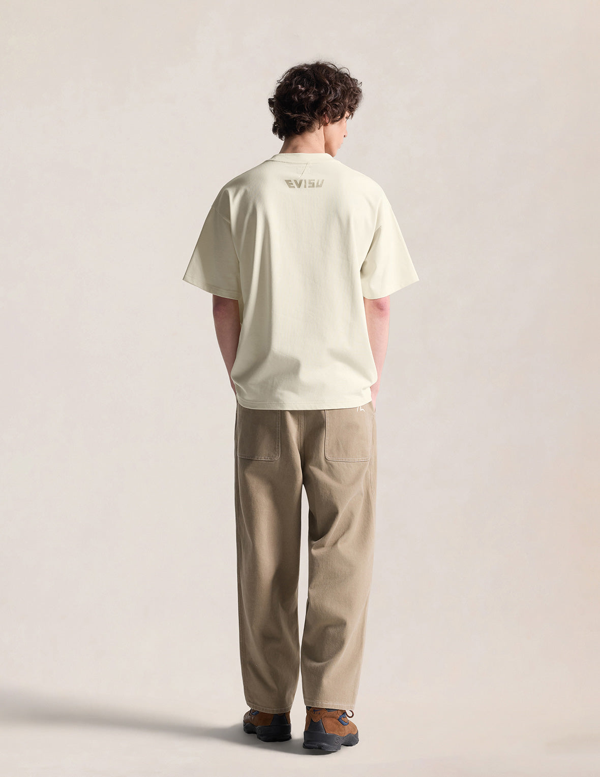 Double-Layer Brocade Pocket Tee