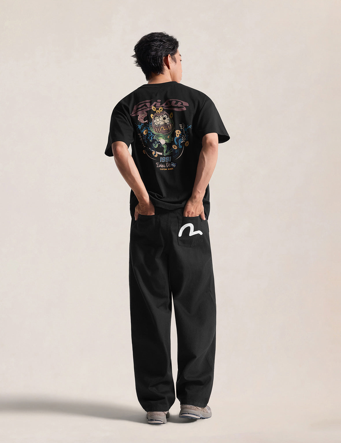 Fortune Daruma All-Over Print Tee