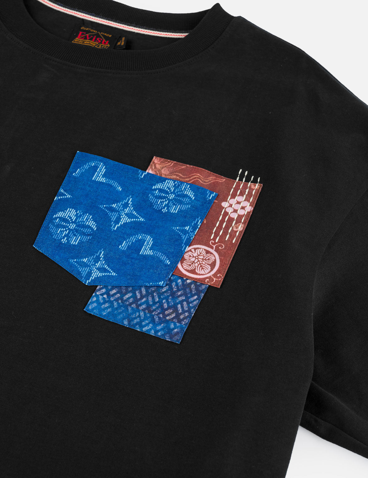 Multi-Pocket Sashiko Tee