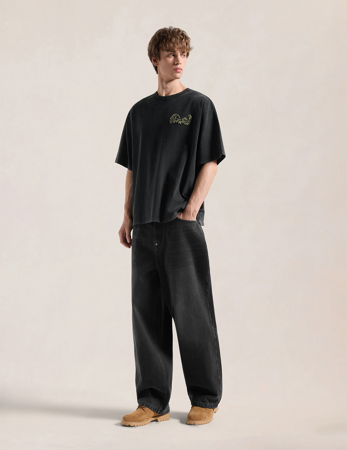 Ishigaki Camouflage Scorpio Patchwork T-Shirt