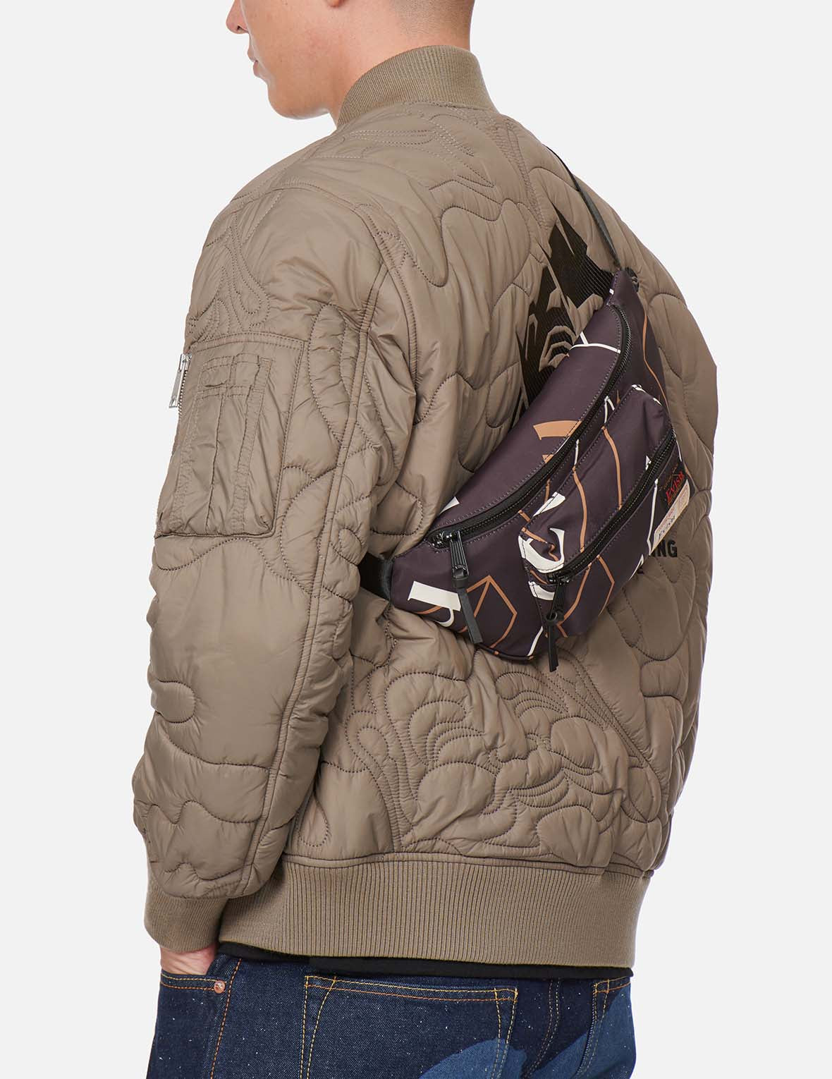 Logo Monogram Print Belt Bag