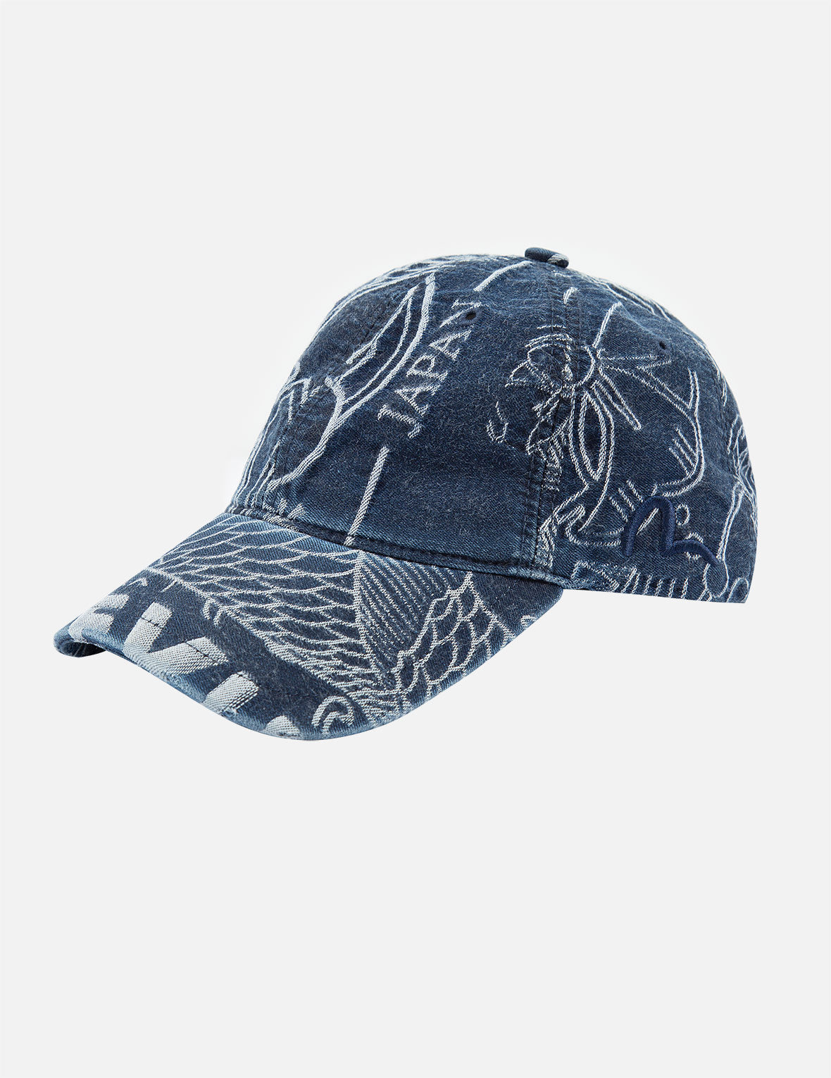 Allover Japanese Pattern Jacquard Cap