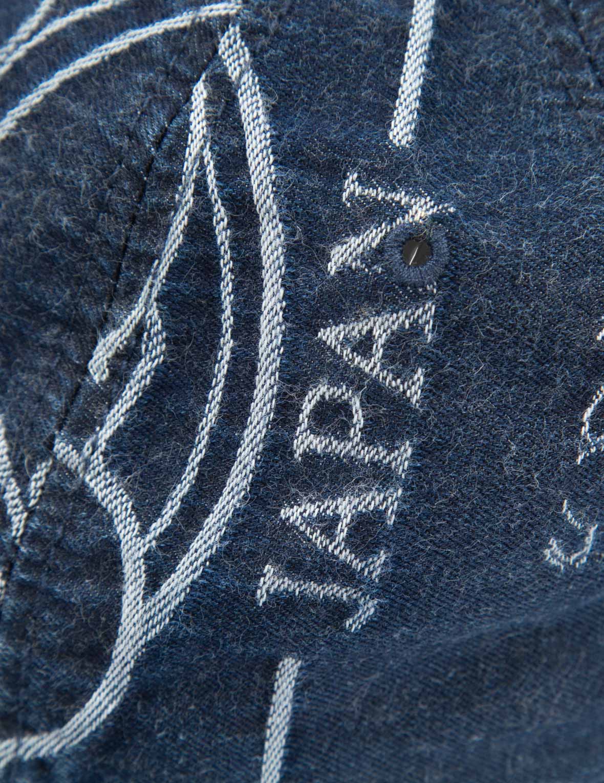 Allover Japanese Pattern Jacquard Cap