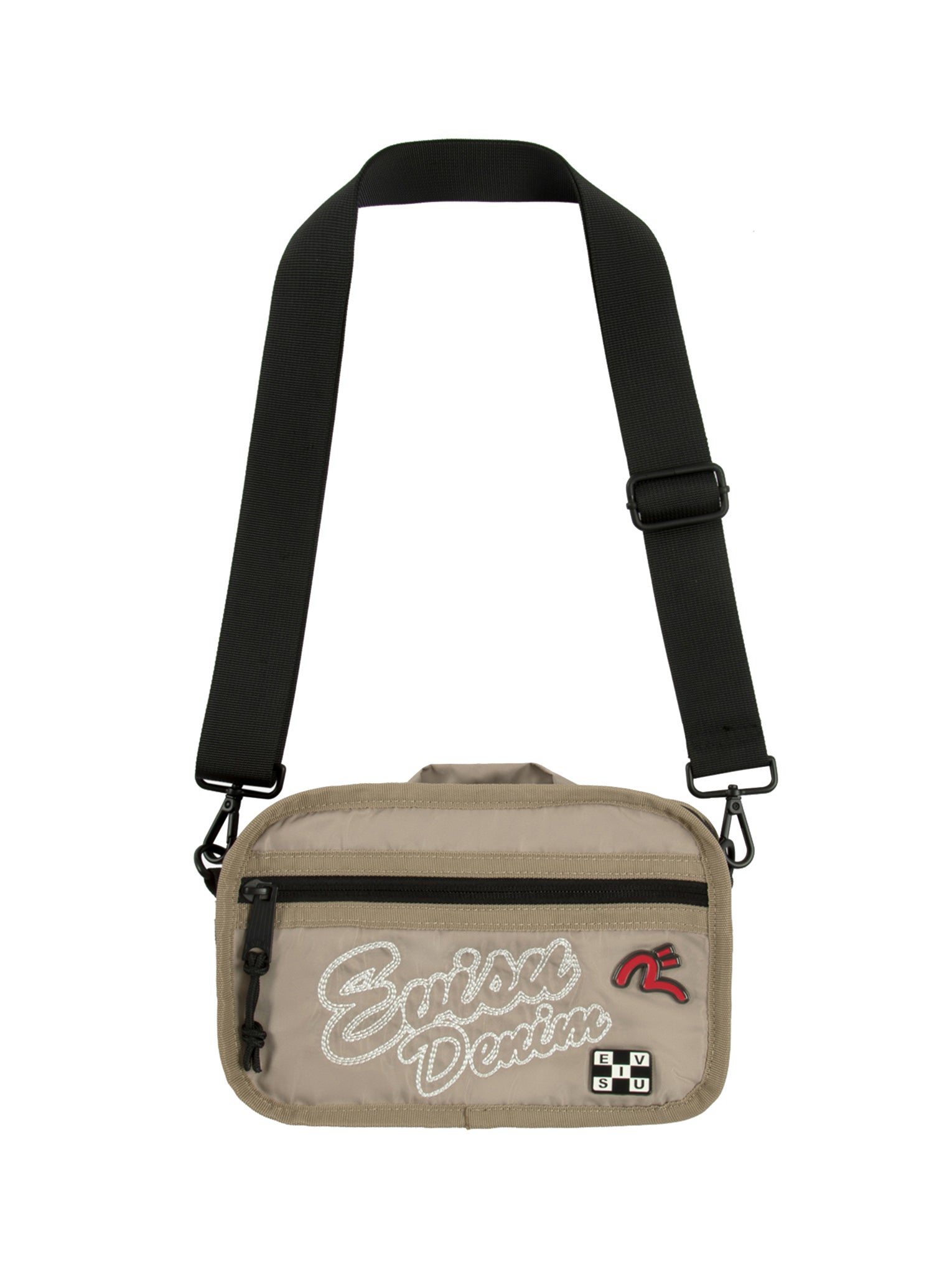 Logo Embroidery Messenger Bag – EVISU