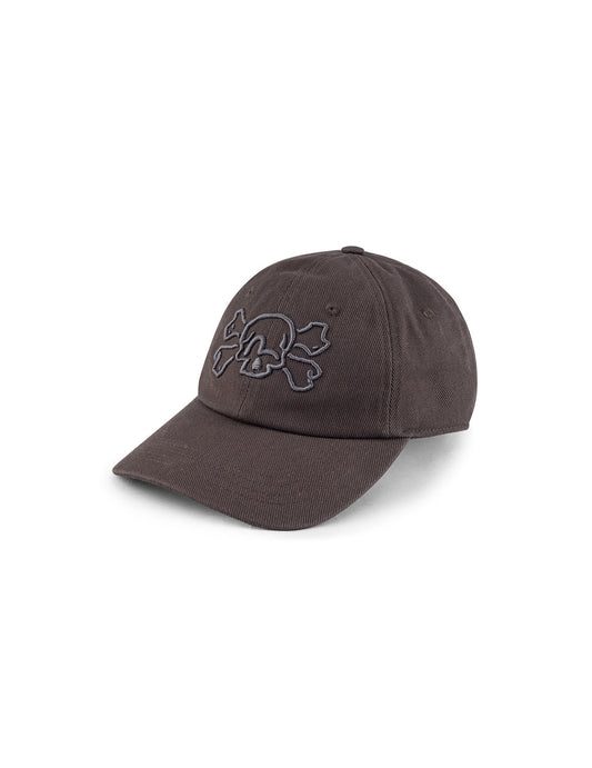 Skull and Seagull Embroidery Cap