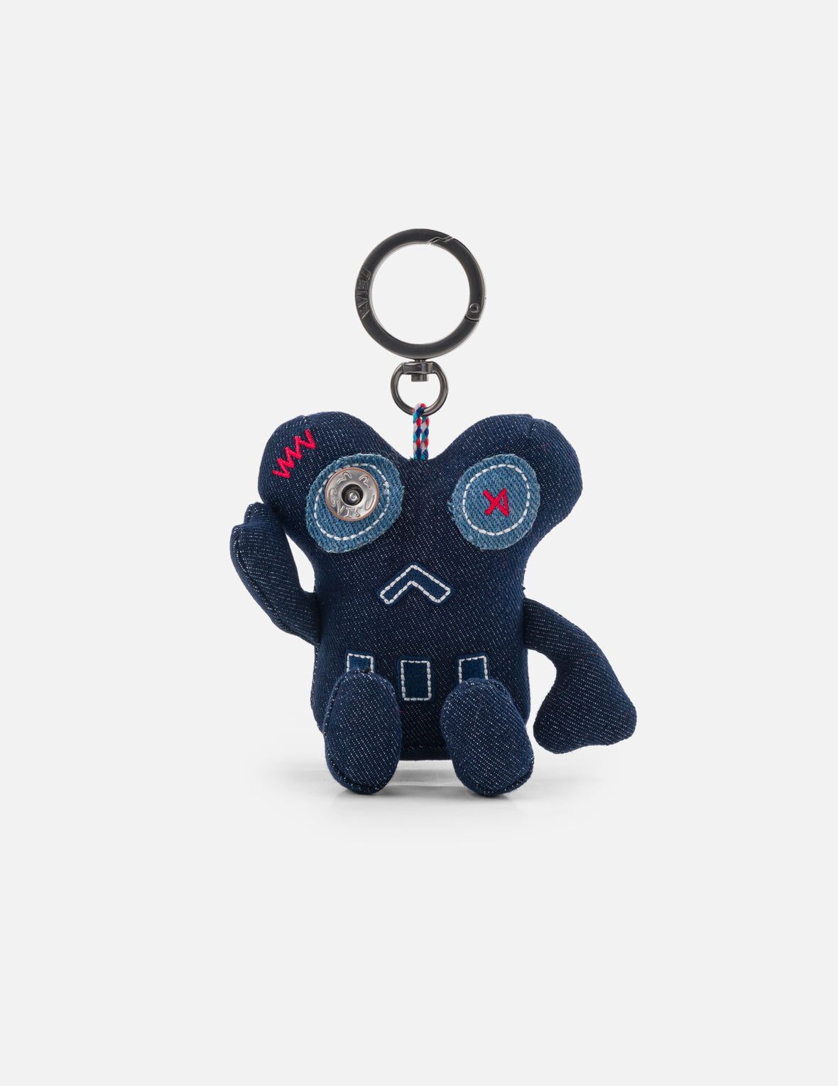 Chin-Chin Denim Plushie Keychain