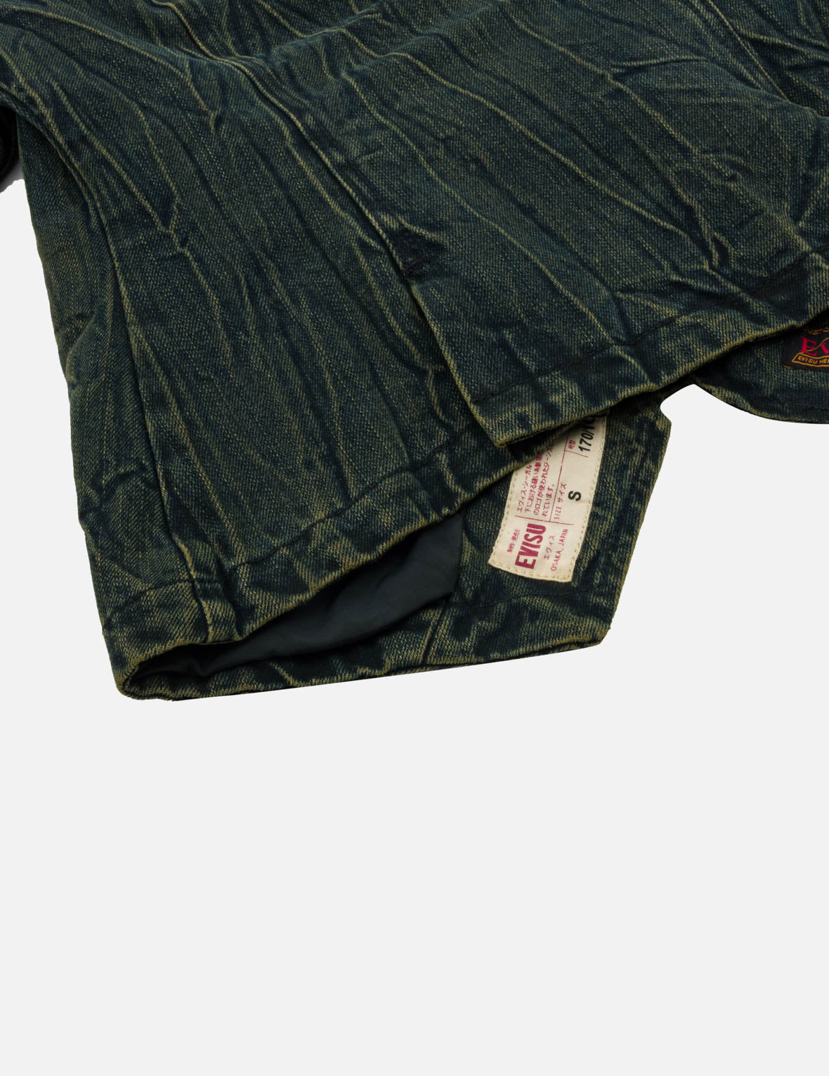 3D Tie-Dye Stand Collar Denim Jacket