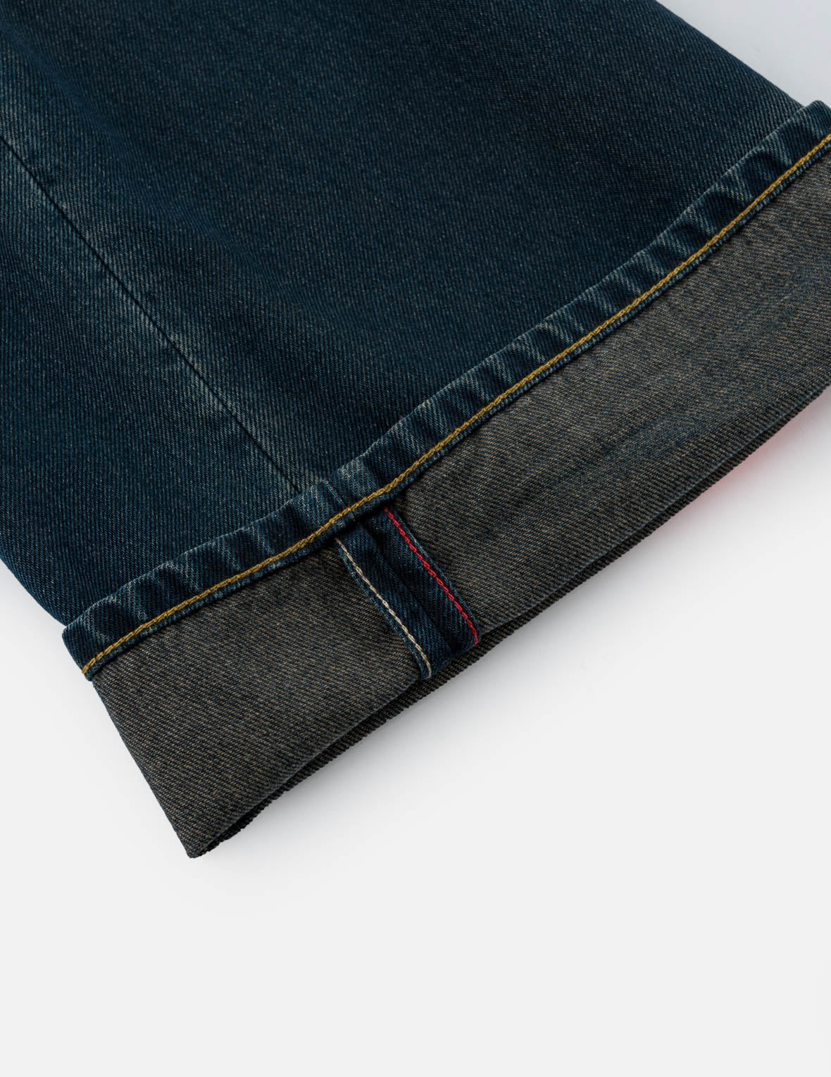 Sakura Brocade Flapped Pockets Straight Fit Jeans