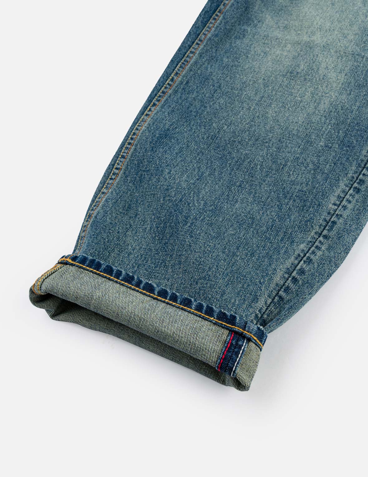 Water-marble Brocade Balloon Fit Jeans