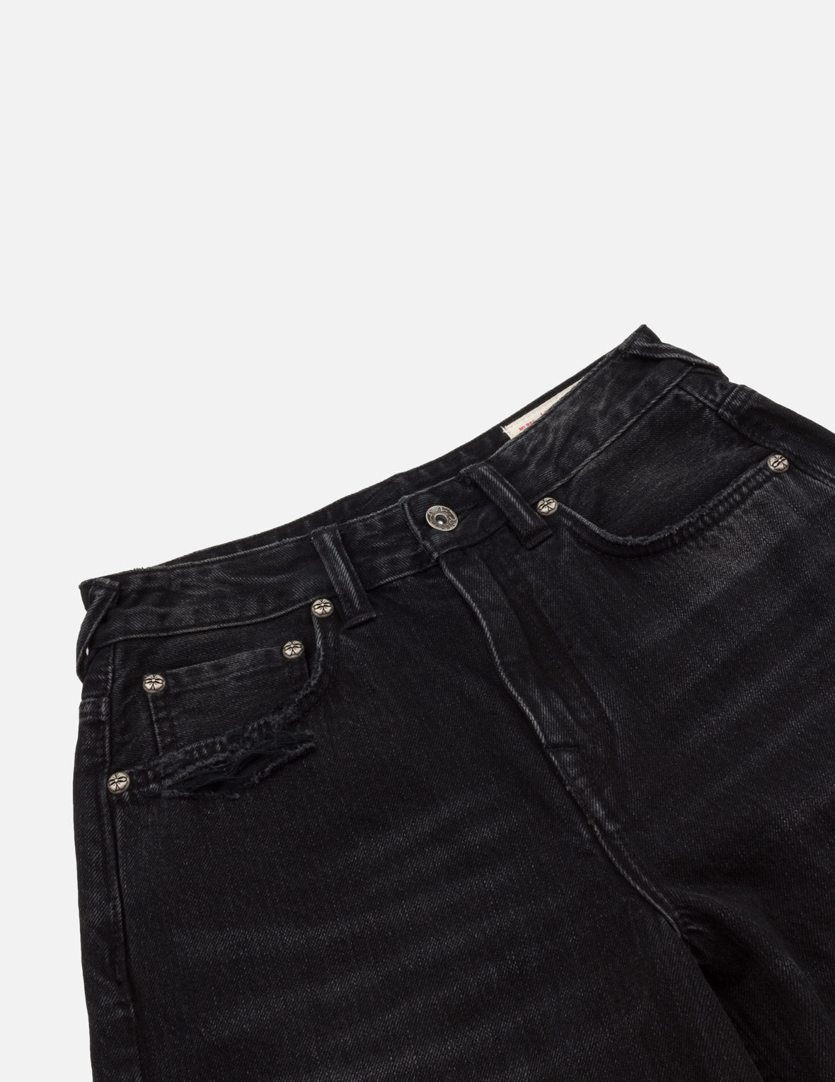 Kamon Appliqué Embroidered Straight Fit Jeans