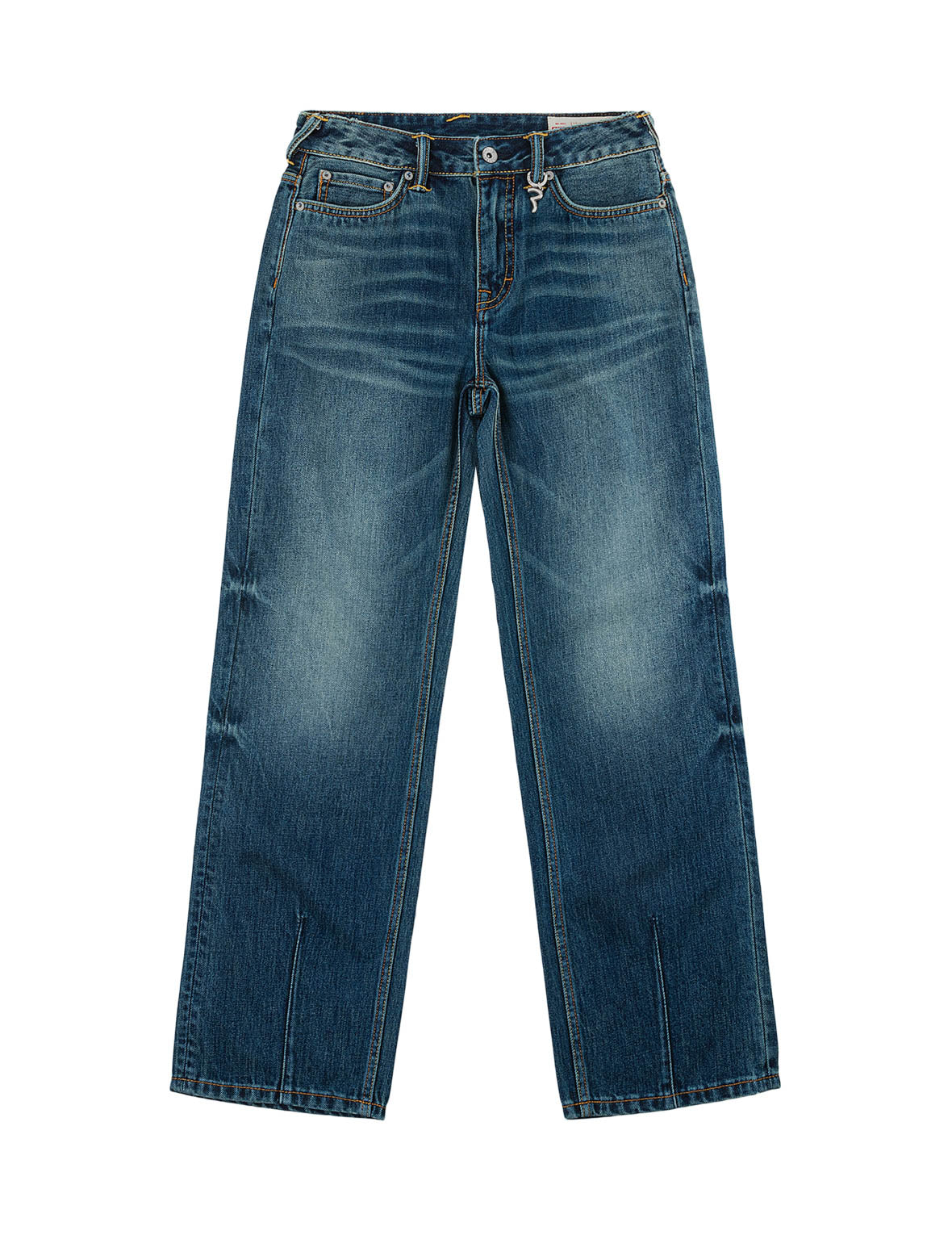 Seagull & Evisu Logo Embroidery Relax Fit Jeans
