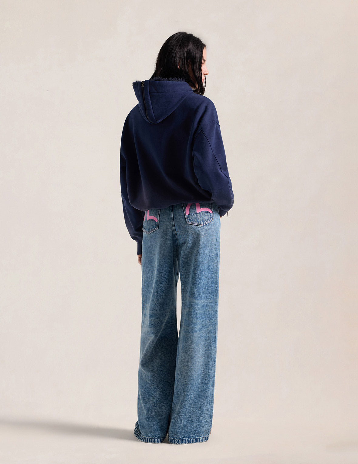 Pink Seagull Classic Straight Fit Jeans