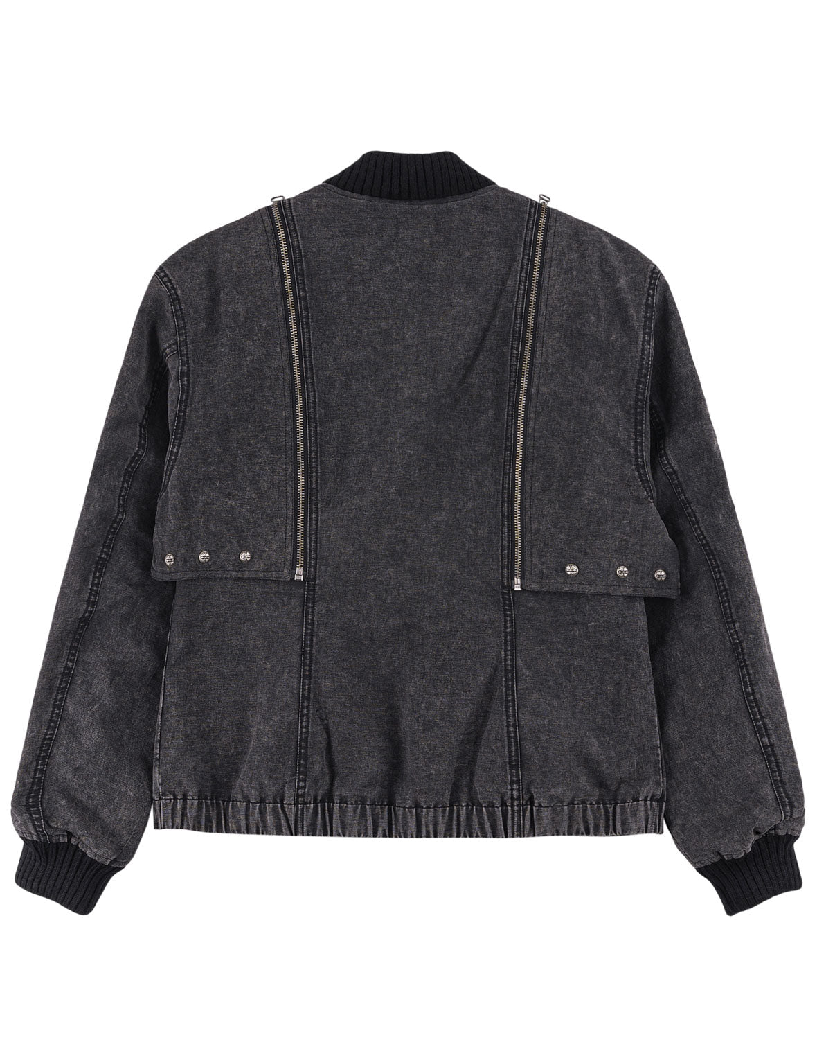 Kamon Studded Detachable Sleeves Jacket