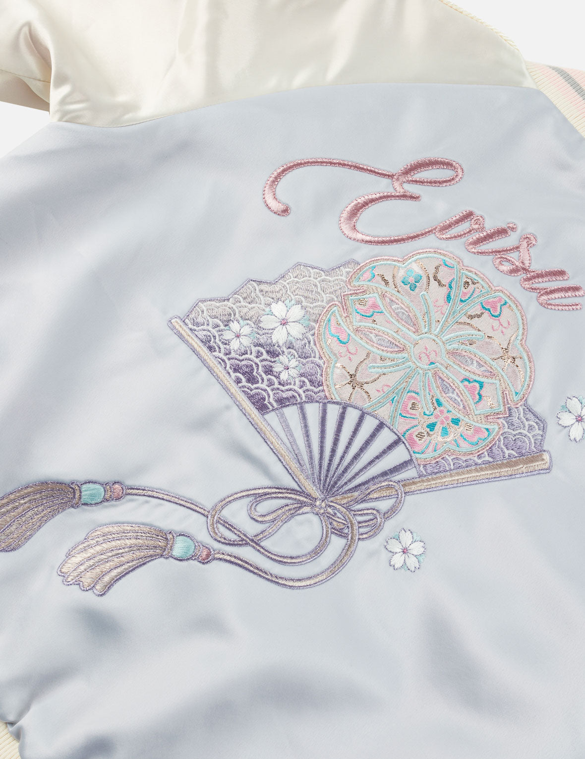 日式扇面家紋刺繡橫須賀外套