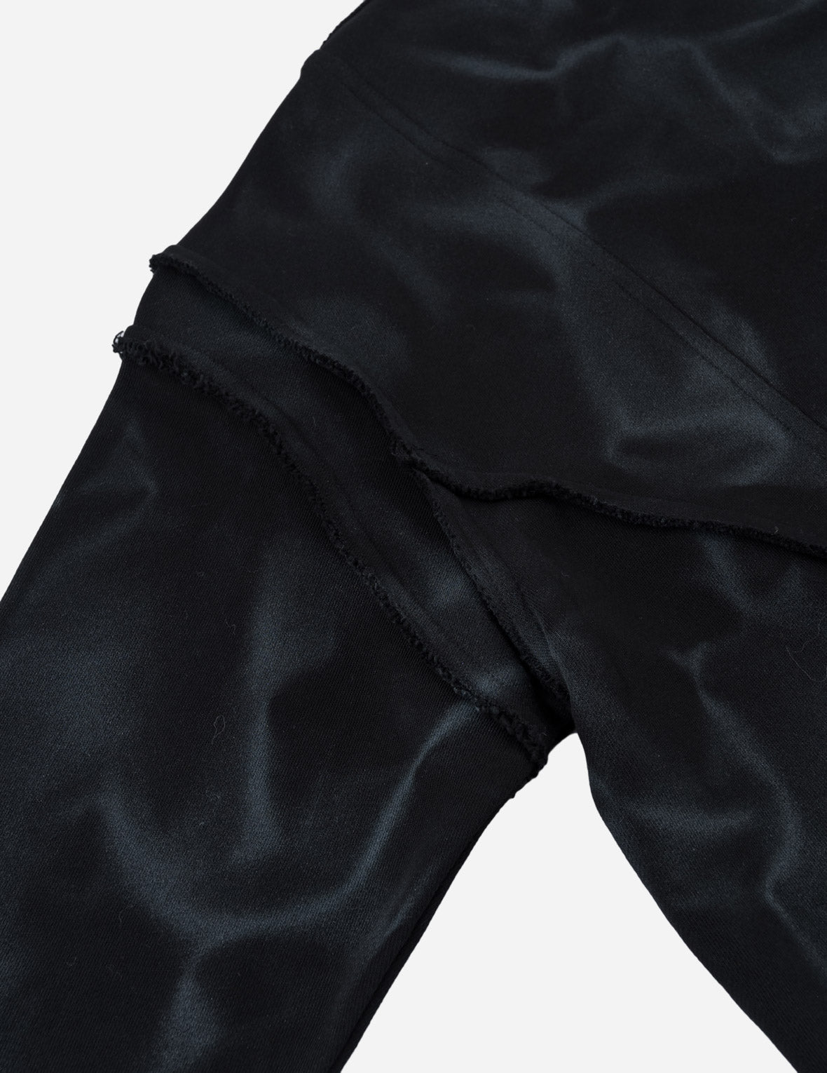 EVISU Embroidered Badge Spray Dye Cropped Sweatshirt