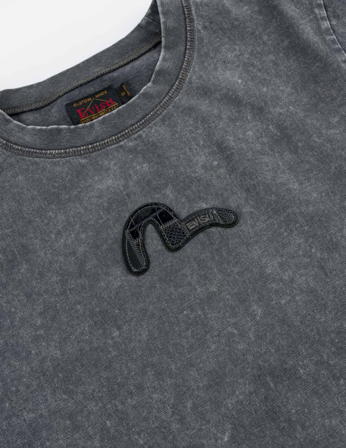 Amphibian Texture Seagull Patch T-Shirt