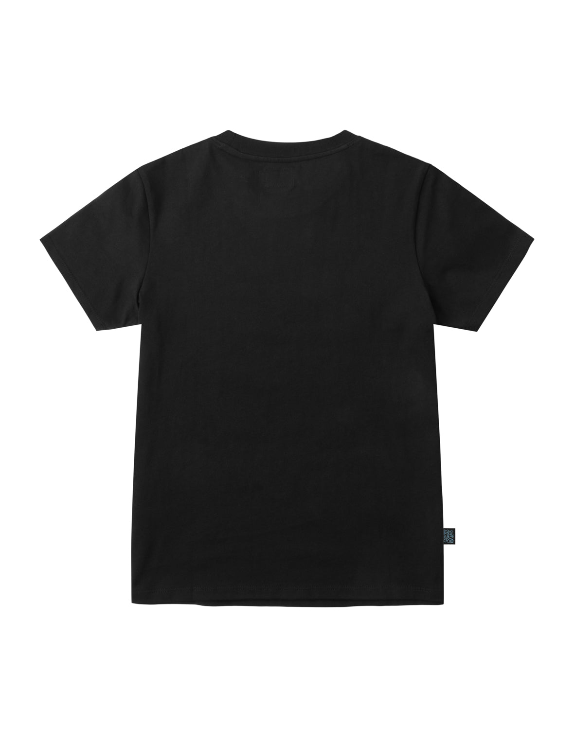 Two-Tone EVISU Logo Silhouette Print T-Shirt