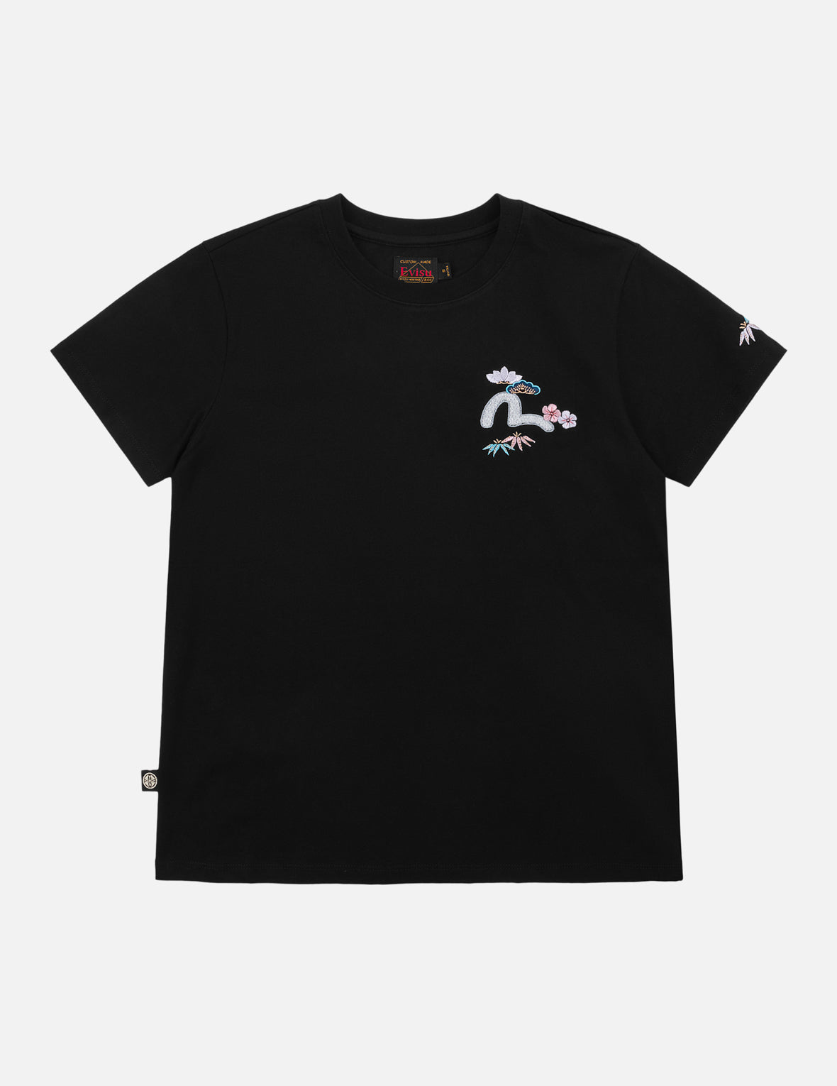Japanese Sensu Seagull Embroidered T-Shirt