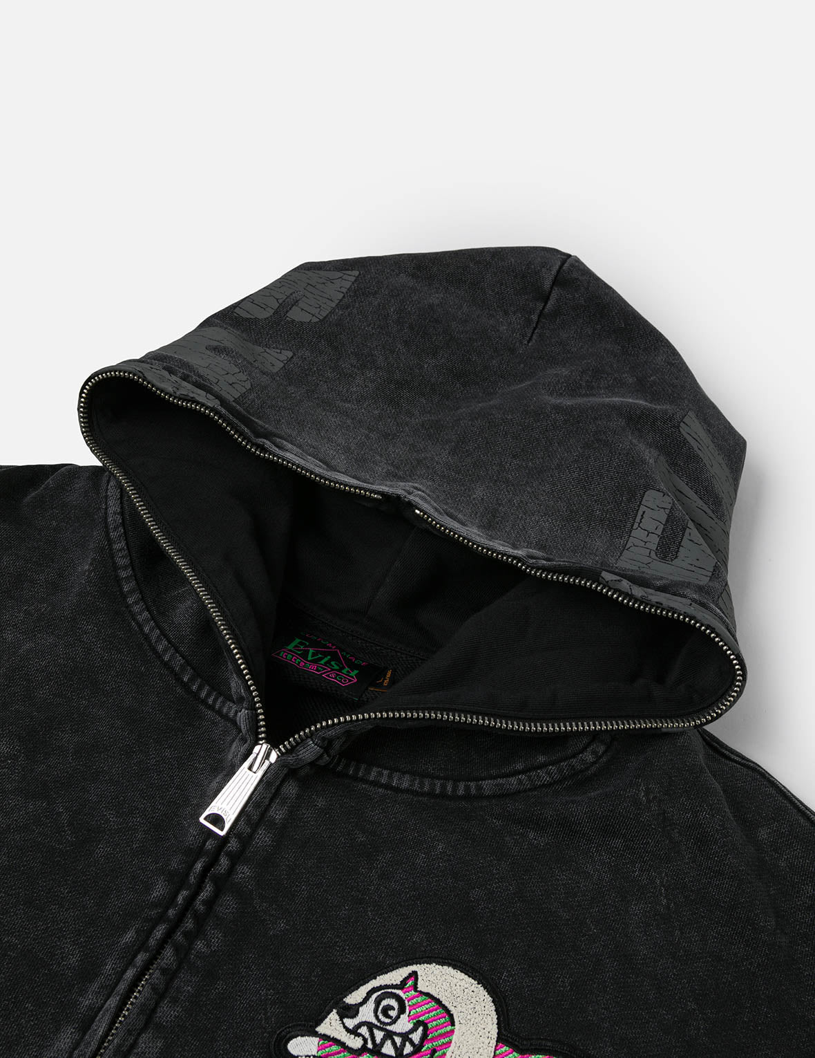 EVISU X ICECREAM Seagull Zip-Up Hoodie