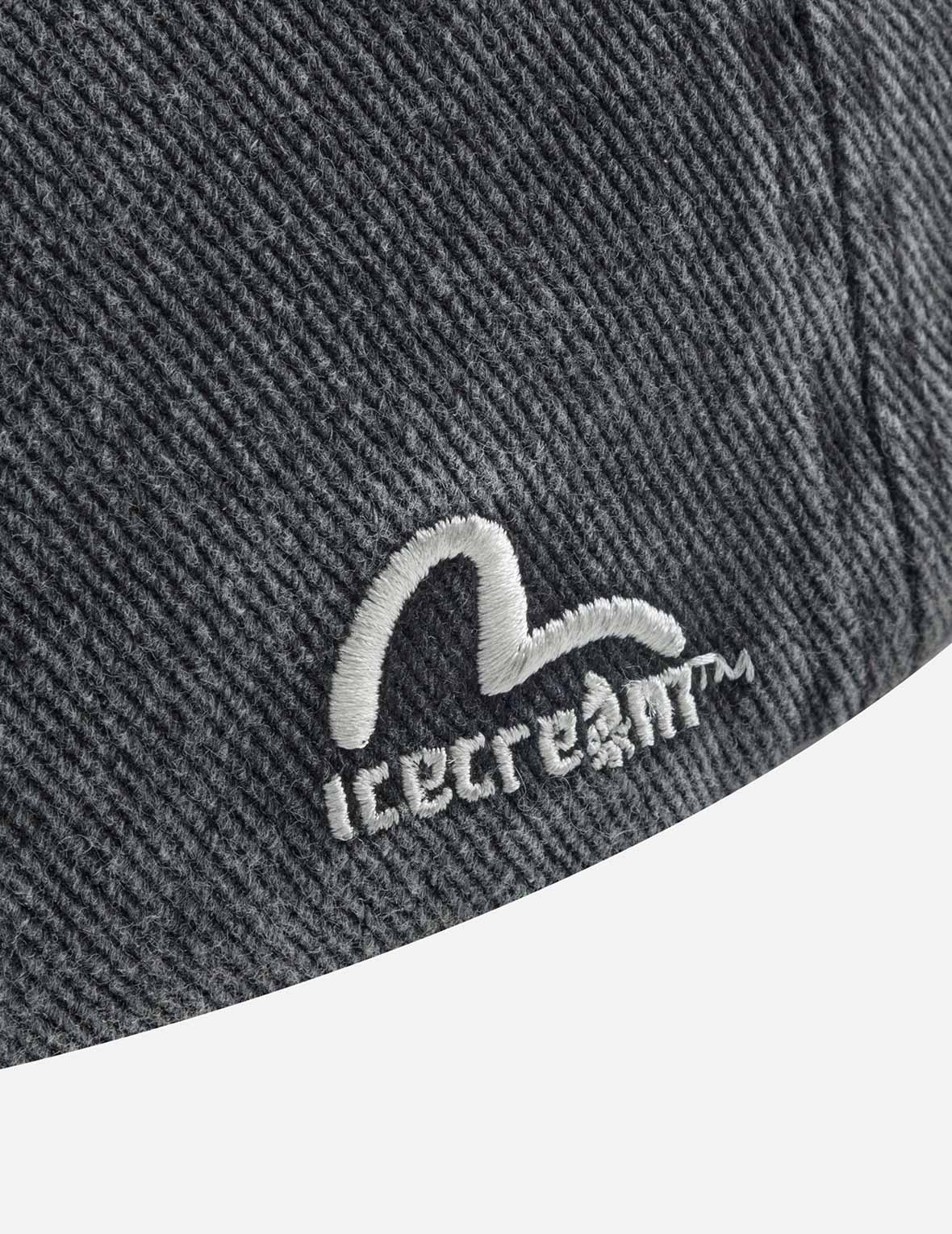 EVISU X ICECREAM Logo Cap - Black Washed