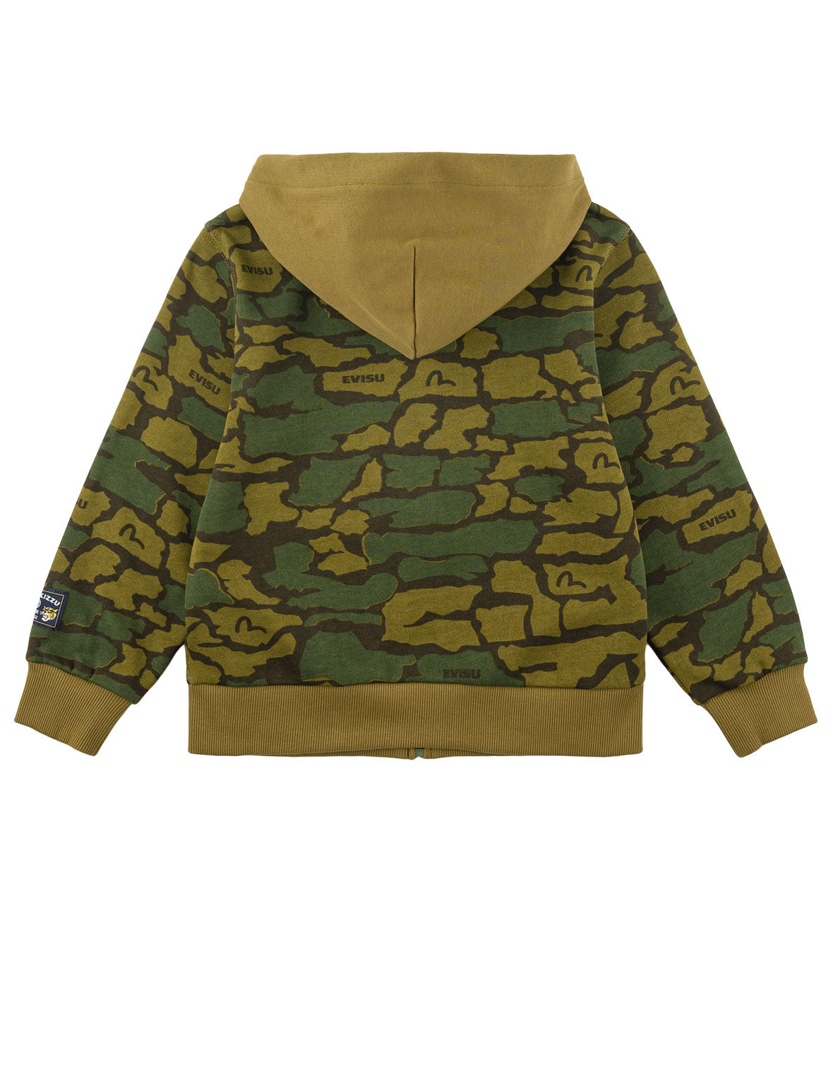 Leopard Head Camouflage Zip-Up Hoodie