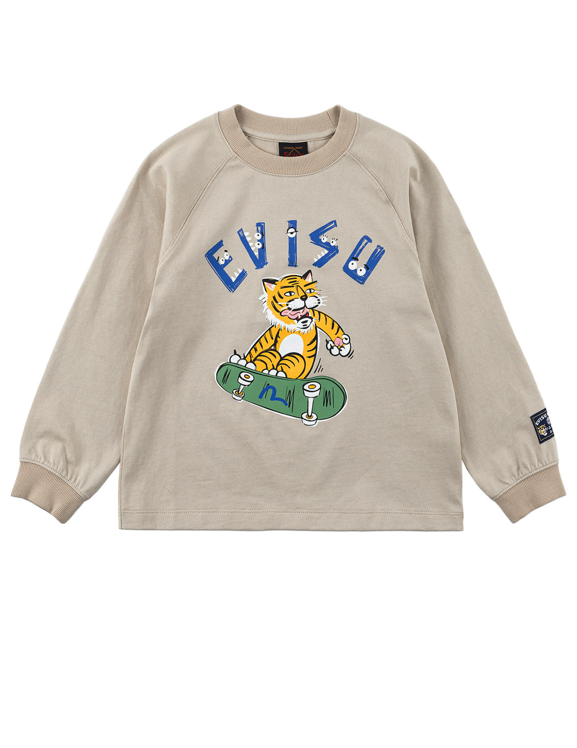Tiger Skateboard Long-Sleeve T-Shirt