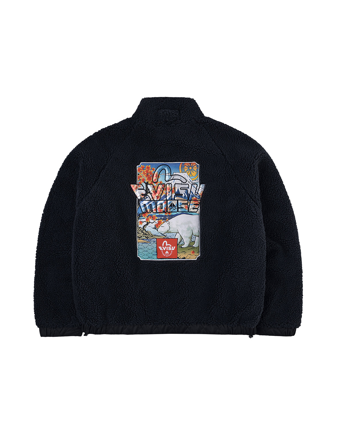 EVISU X MOOSE KNUCKLES 浮世繪羊羔絨外套